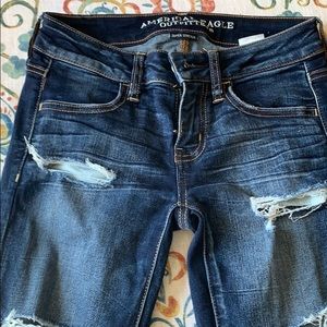 American eagle ripped jeans